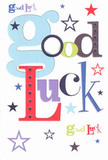 The lively spirit of encouragement bursts from this cheerful good luck card, much like the friendly energy you feel strolling through Clapham's bustling markets or leafy parks. The phrase 'Good Luck' is creatively arranged in a dazzling array of fonts, each letter thoughtfully coloured-oversized pastel blue next to rich reds, lively moss greens, and velvety purples-mirroring the diverse palette of our local streetscape, from boutique shopfronts to corner cafés. Across a clean white background, an airy dance of stars in navy, lilac, sunny lime, and soft sky blue meanders around the typography, reminiscent of stars twinkling above Clapham Common. The card's smooth, crisp cardstock hints at the tactile delight of a freshly delivered bloom-its quality a testament to the care poured into every detail. This is the kind of card you'd press into a friend's hand before a big move, an important performance at the Clapham Grand, or an exciting exam-imbued with heartfelt optimism and a touch of that unmistakeable local support. Every element, from its playful colours to its whimsical stars, combines to deliver not only a sincere wish for luck but also a tangible piece of Clapham's warmth and belief in shared dreams.